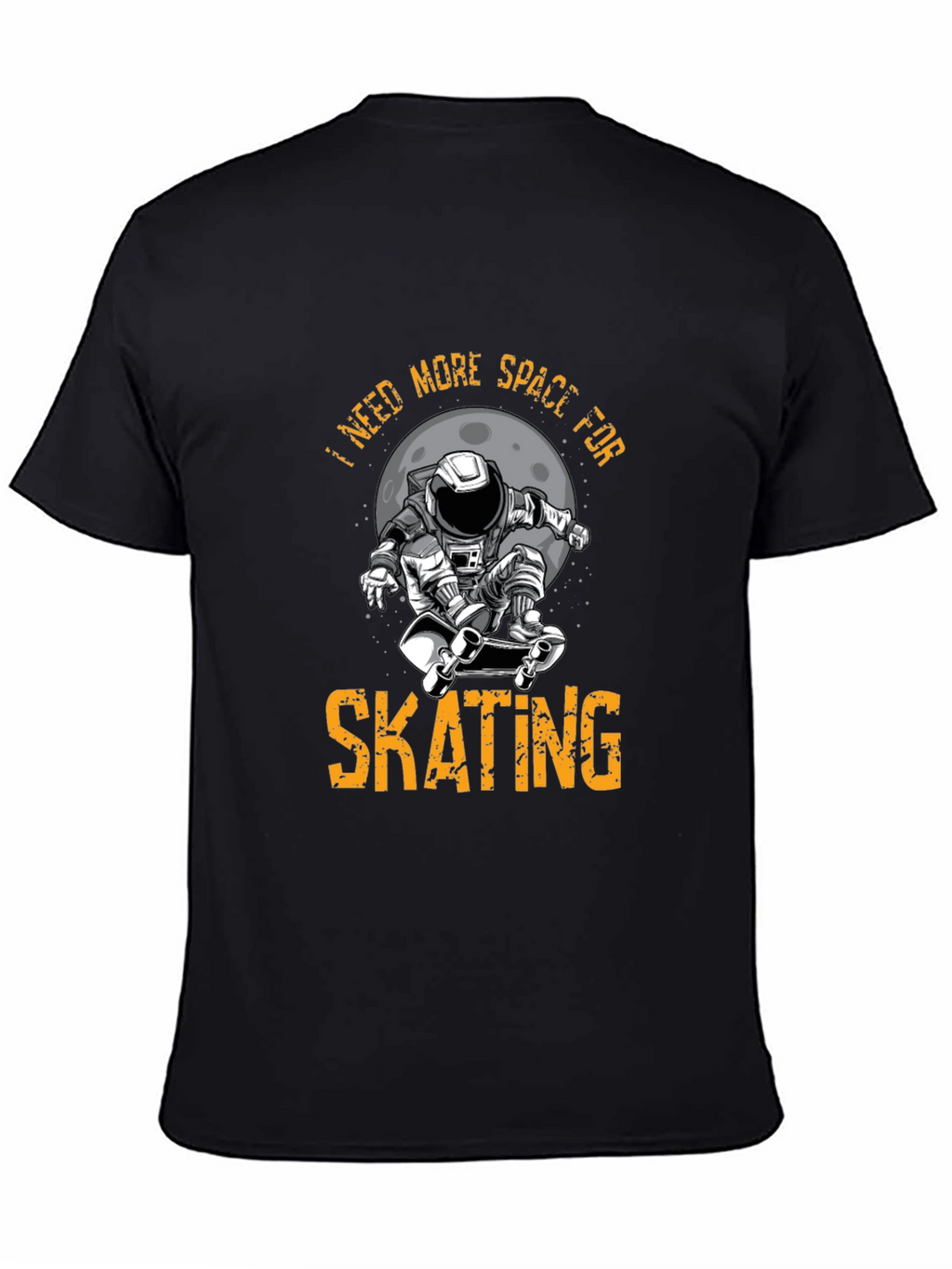 Skating Astronaut Graphic T-Shirt