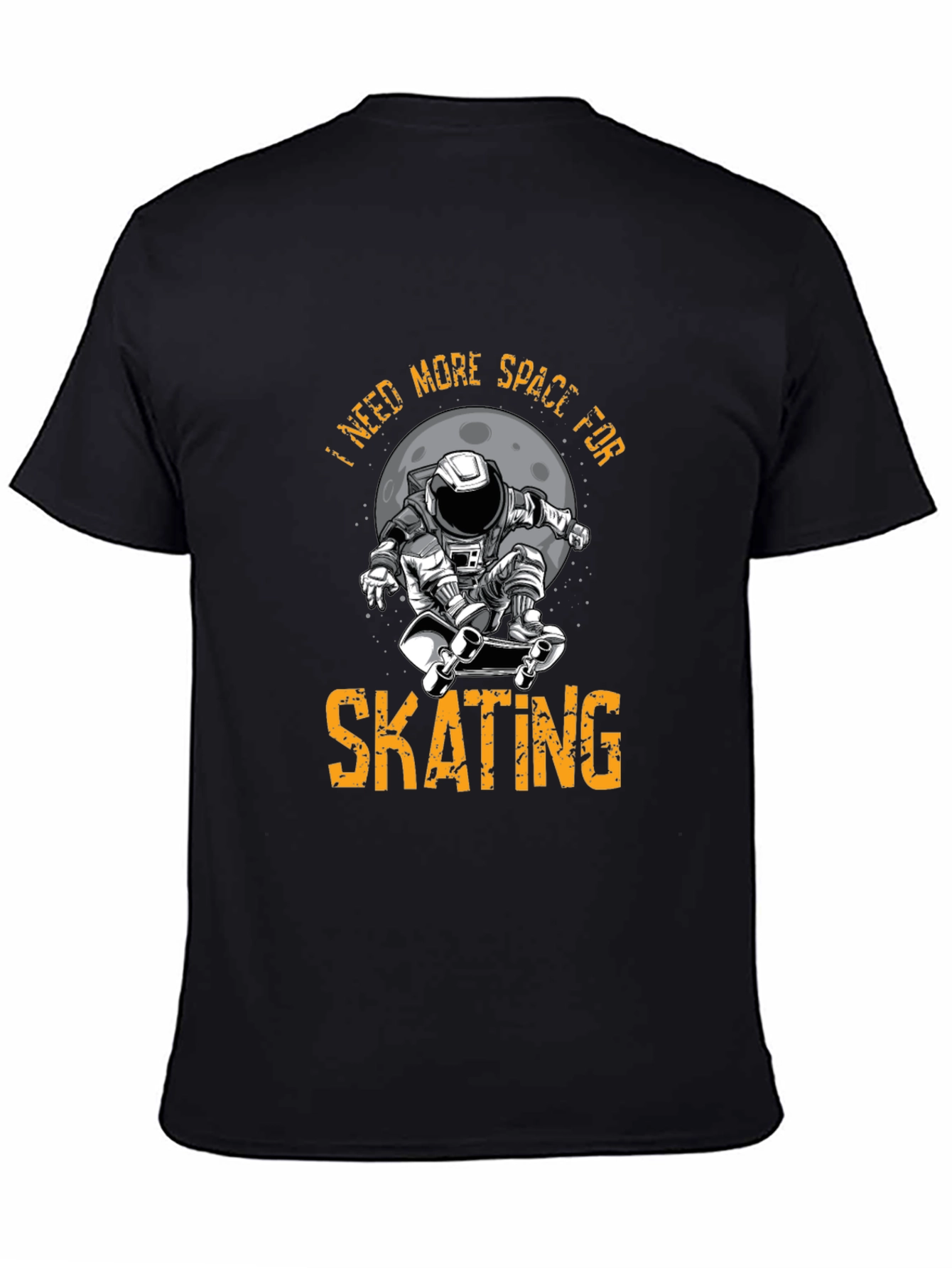 Skating Astronaut Graphic T-Shirt