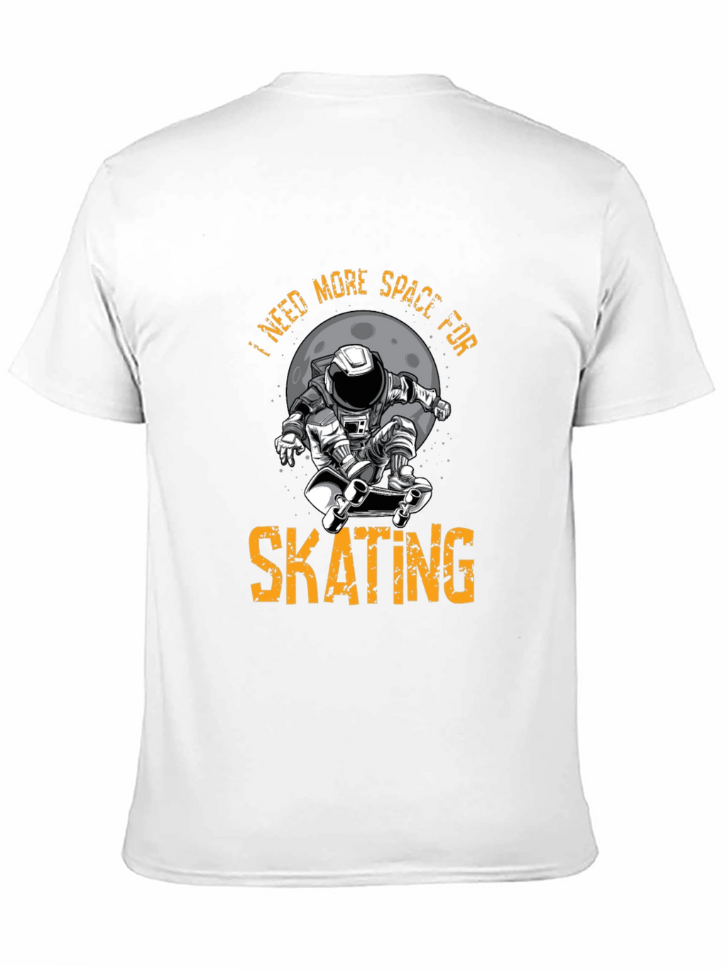 Skating Astronaut Graphic T-Shirt