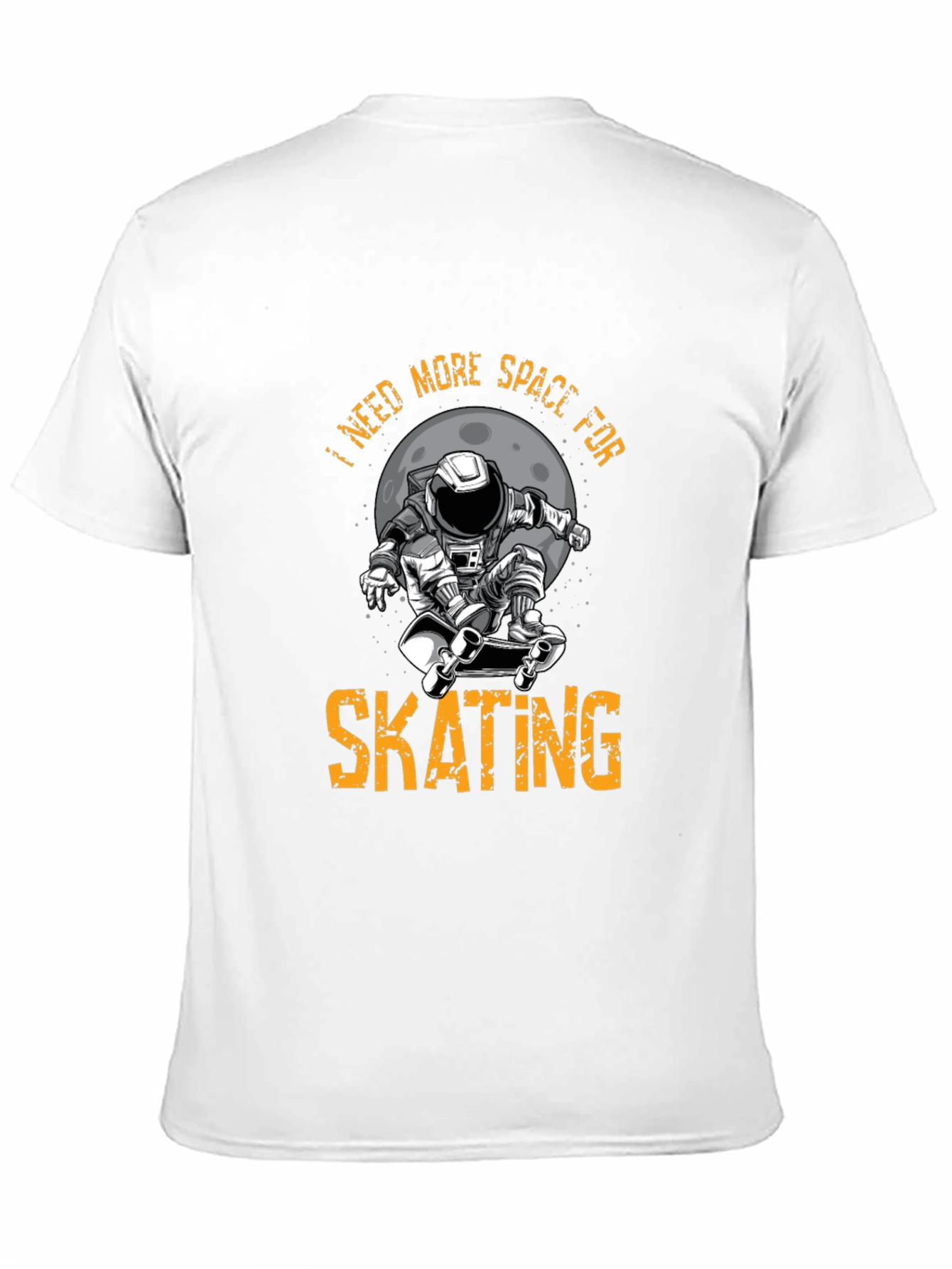Skating Astronaut Graphic T-Shirt