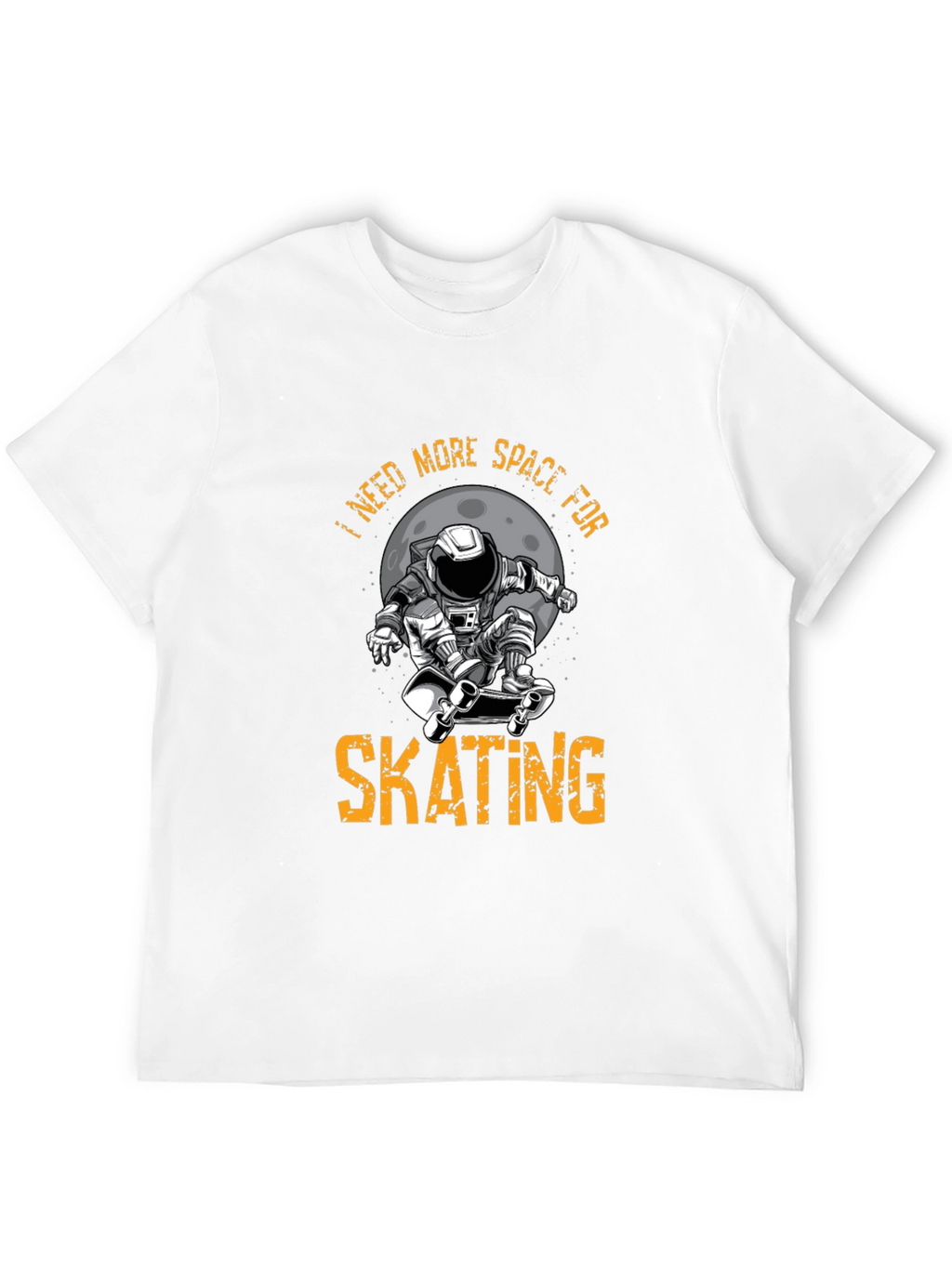 Skating Astronaut Graphic T-Shirt