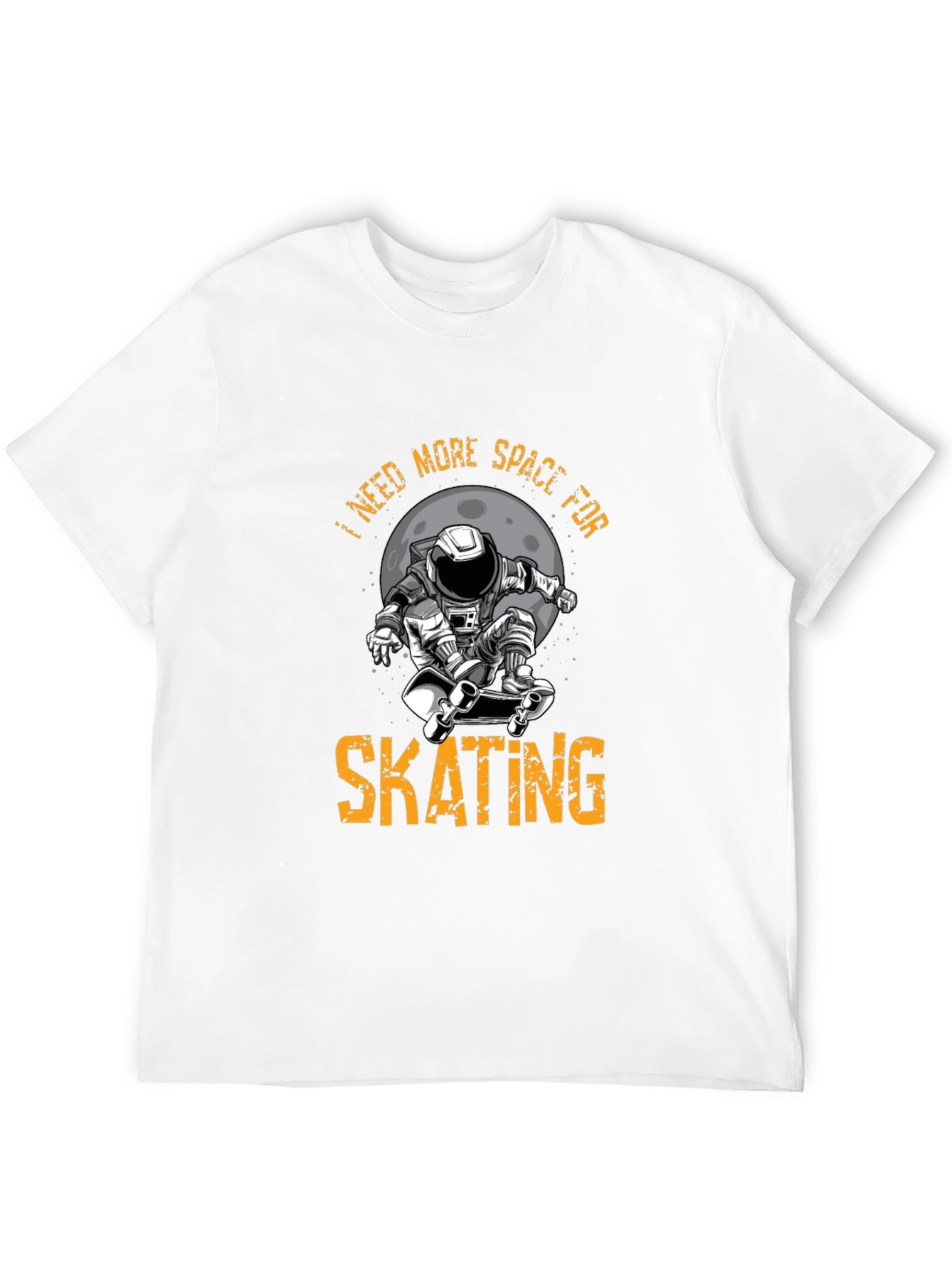 Skating Astronaut Graphic T-Shirt