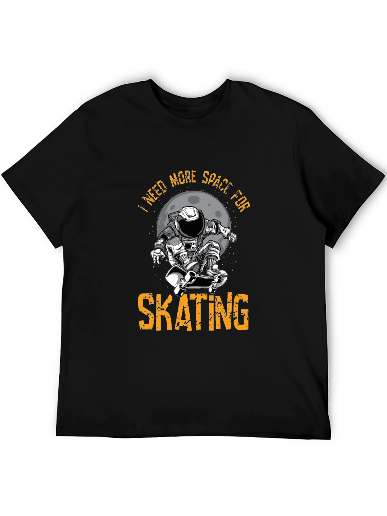 Skating Astronaut Graphic T-Shirt