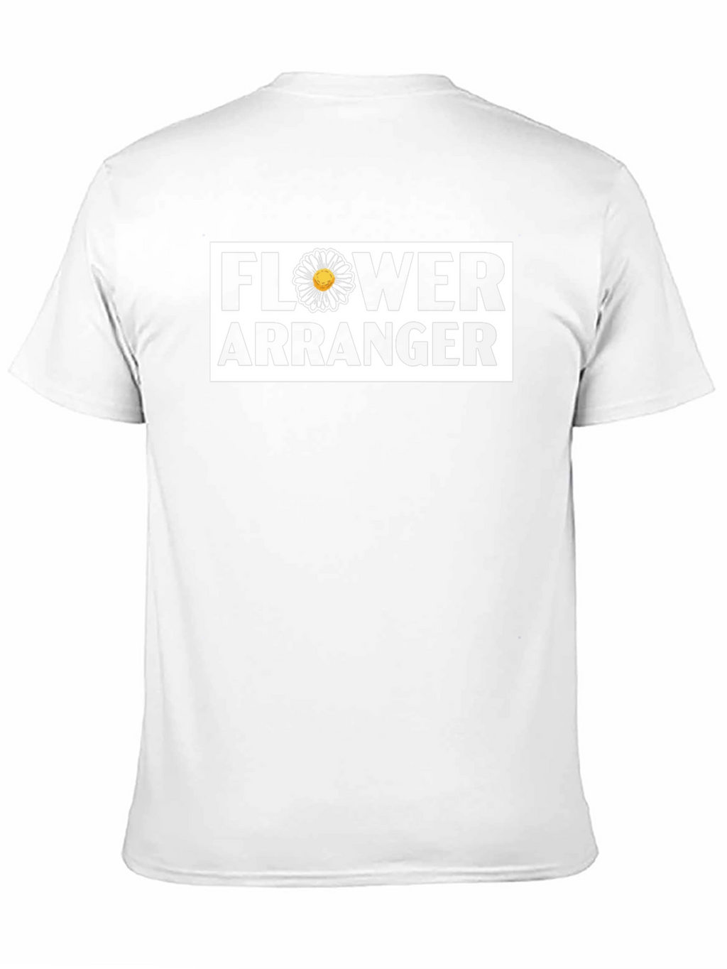 Flower Arranger Graphic Tee - Black Cotton Shirt