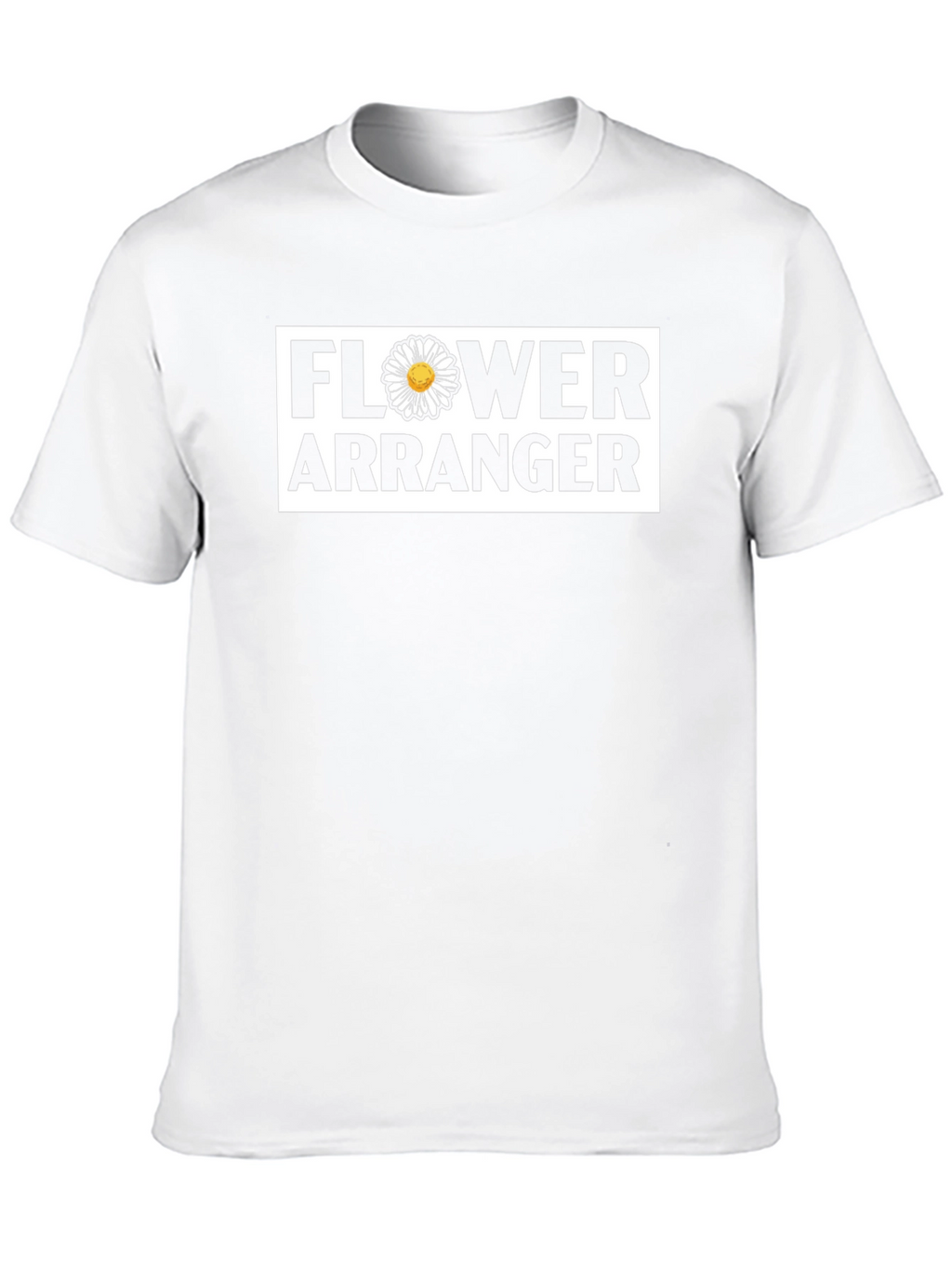 Flower Arranger Graphic Tee - Black Cotton Shirt