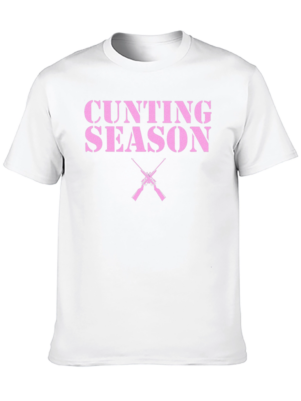 Hunting Season Graphic Tee - Black Cotton