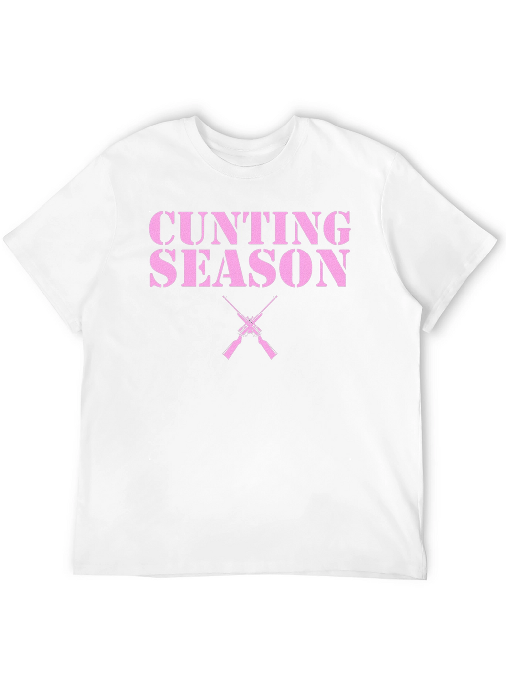 Hunting Season Graphic Tee - Black Cotton