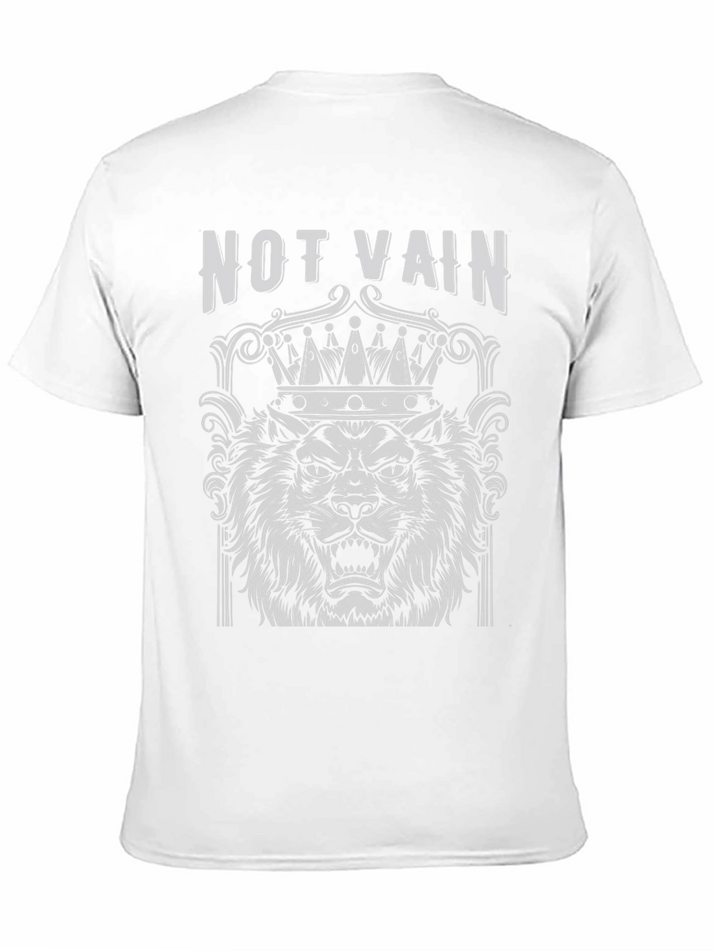Not Vain Lion Crown Graphic T-Shirt