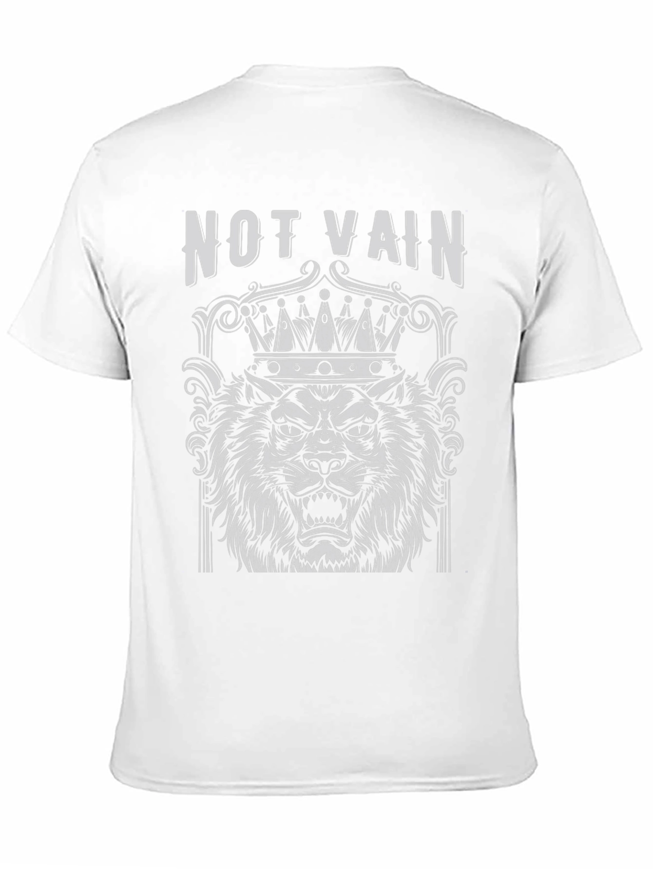 Not Vain Lion Crown Graphic T-Shirt