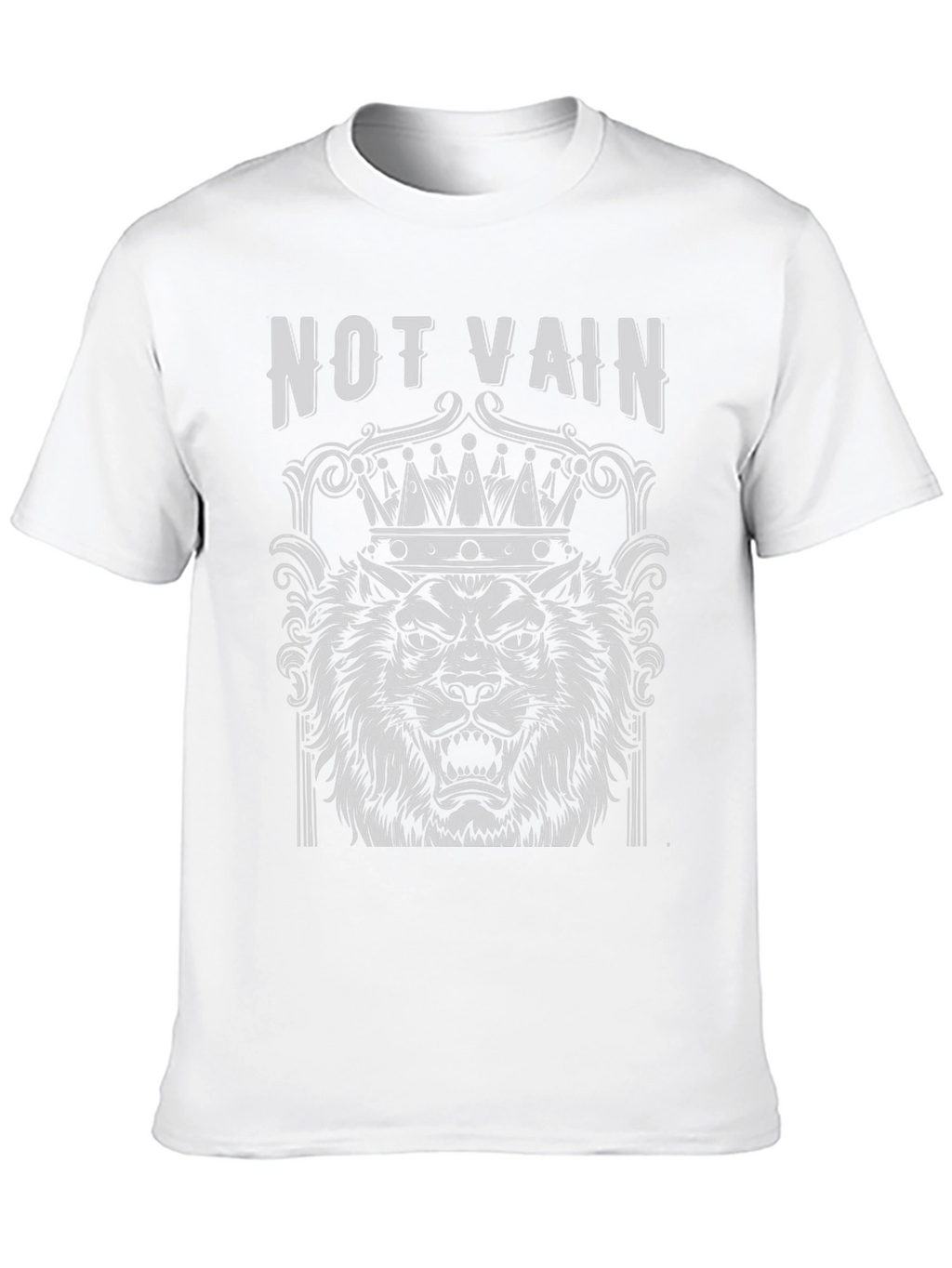 Not Vain Lion Crown Graphic T-Shirt
