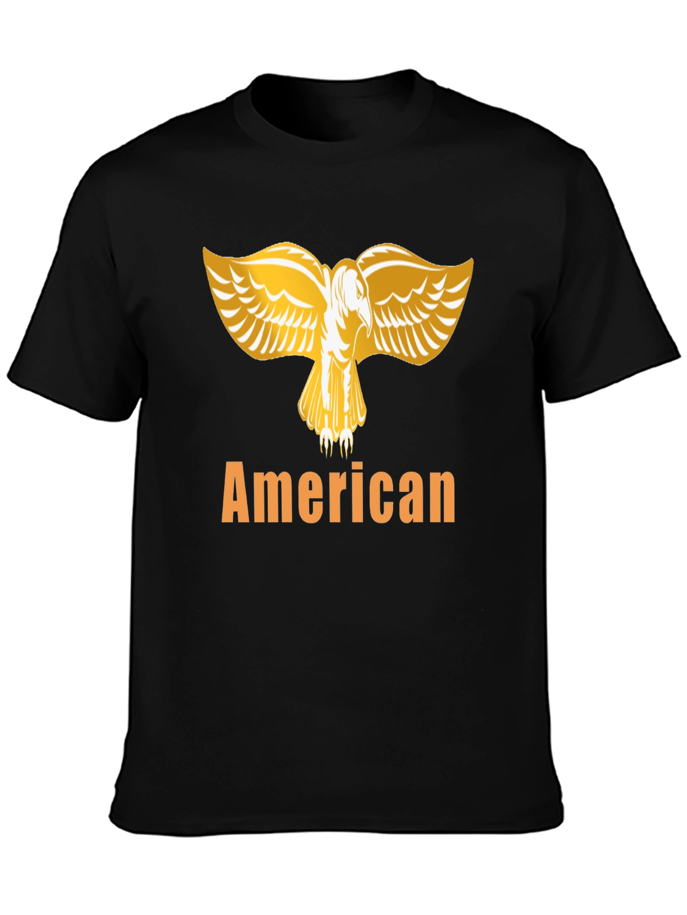 American Eagle Graphic T-Shirt - Black
