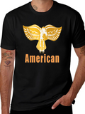 American Eagle Graphic T-Shirt - Black