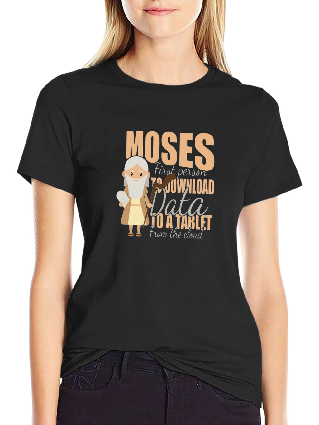Moses Tablet T-Shirt - Religious Humor Graphic Tee