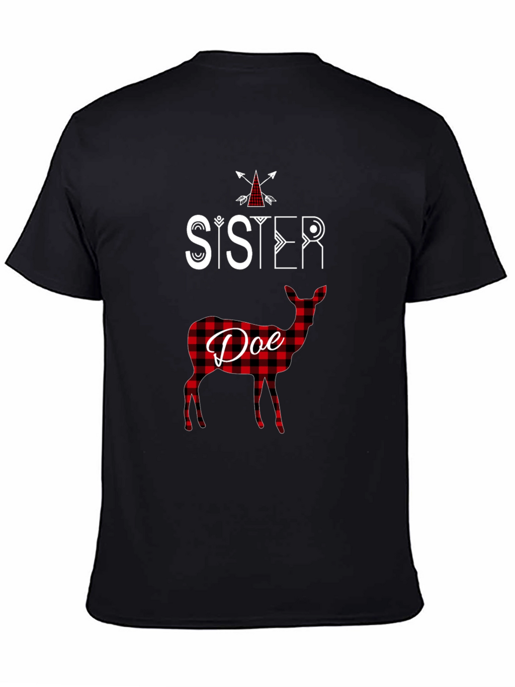 Sister Doe Plaid Graphic Tee