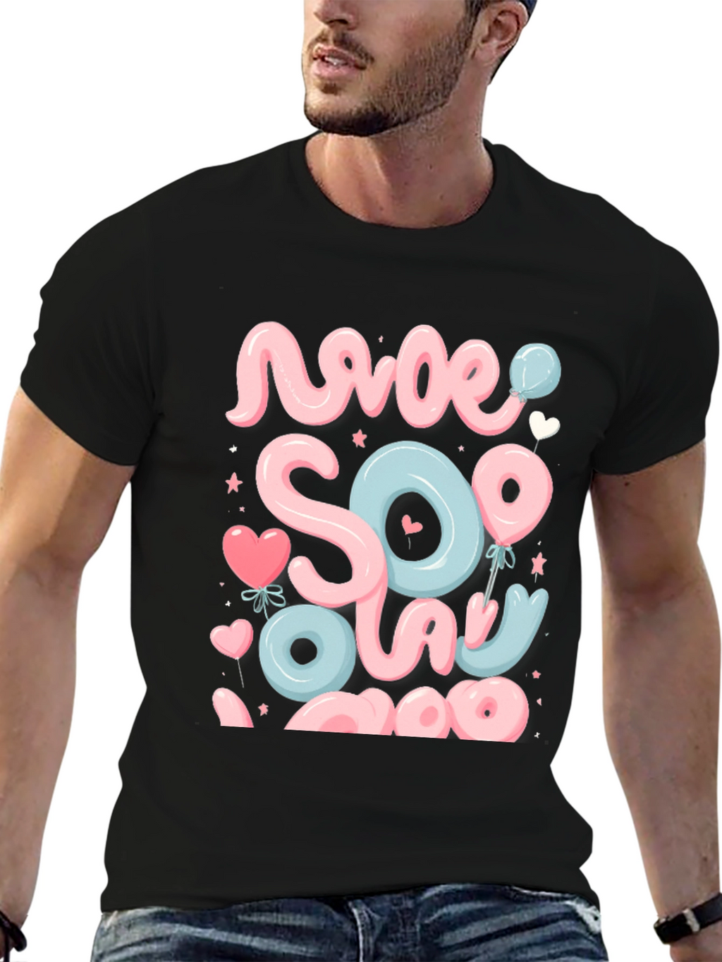 Love So Moo-ch Cute Graphic T-Shirt