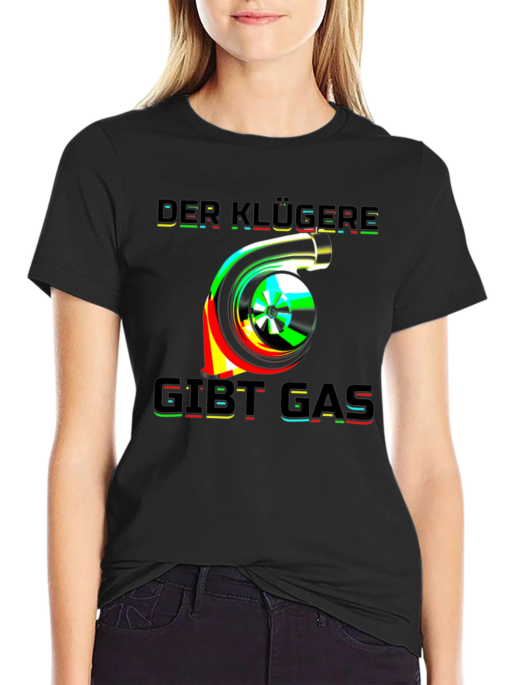 Der Klügere Gibt Gas Turbo T-Shirt