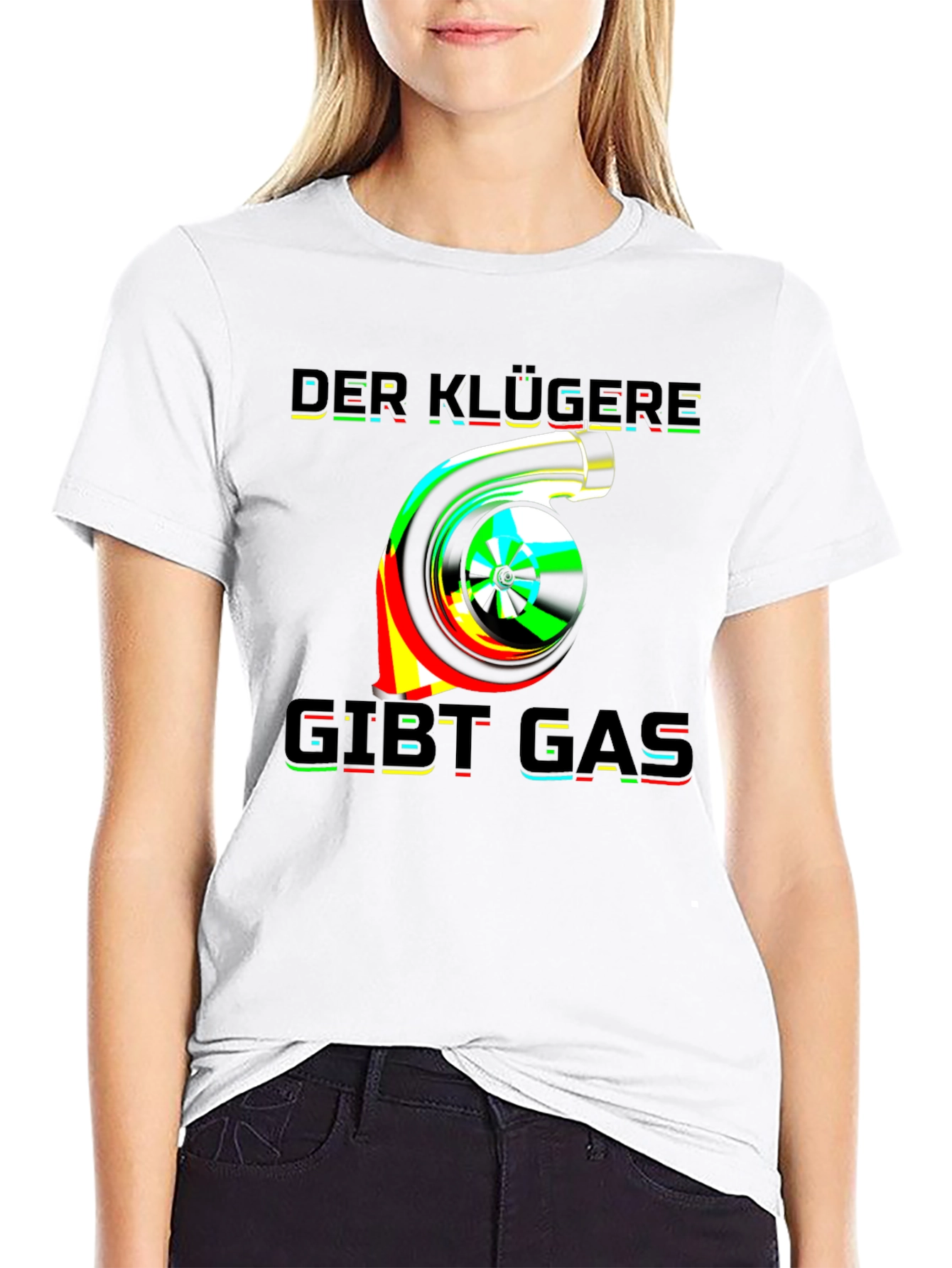 Der Klügere Gibt Gas Turbo T-Shirt