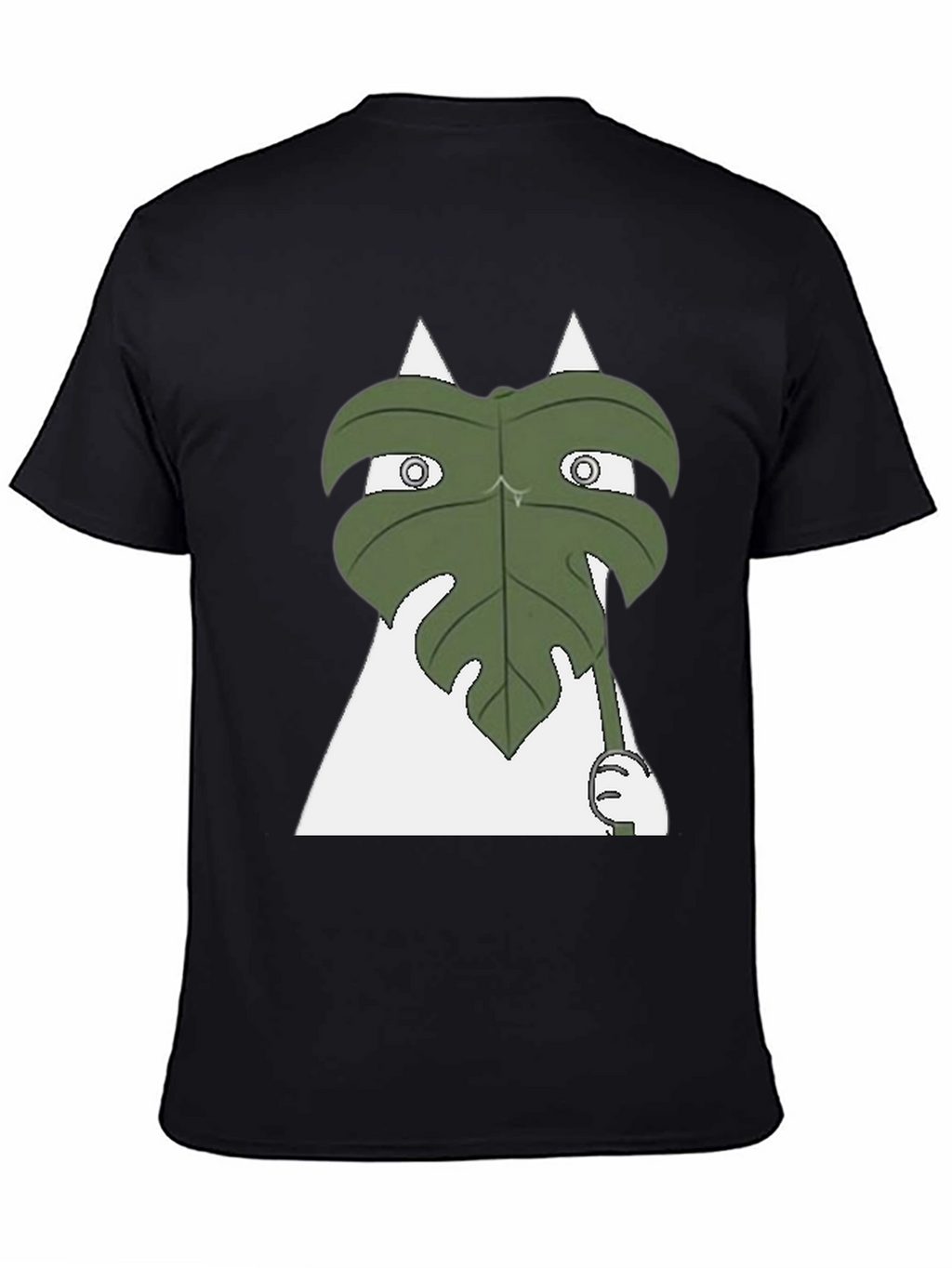 Funny Leaf Peeking T-Shirt