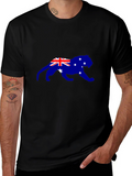 Australian Flag Lion T-Shirt