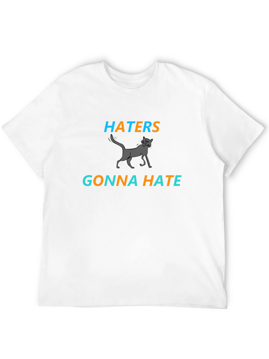 Haters Gonna Hate Cat Graphic Tee