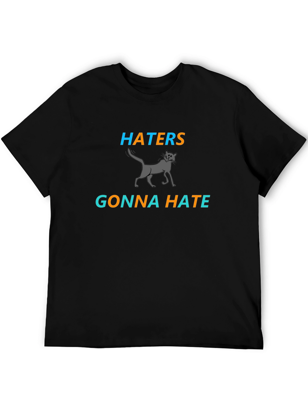 Haters Gonna Hate Cat Graphic Tee