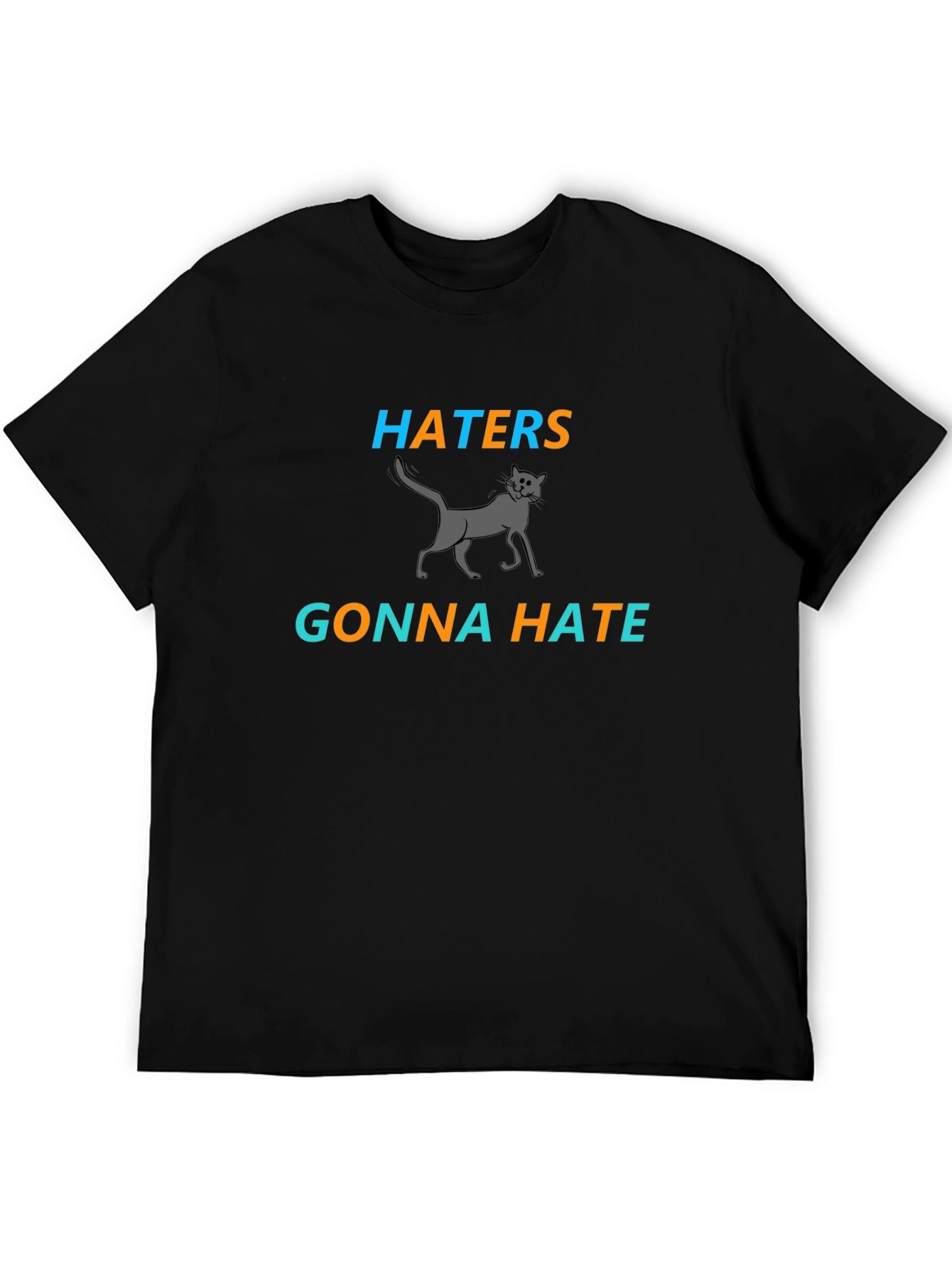 Haters Gonna Hate Cat Graphic Tee