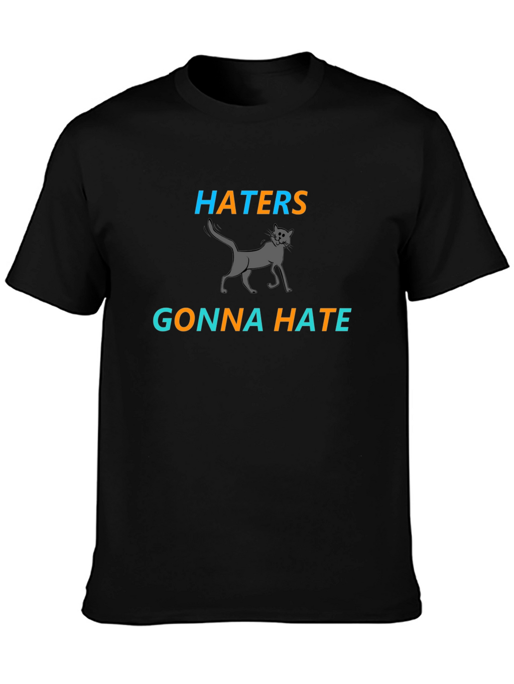 Haters Gonna Hate Cat Graphic Tee