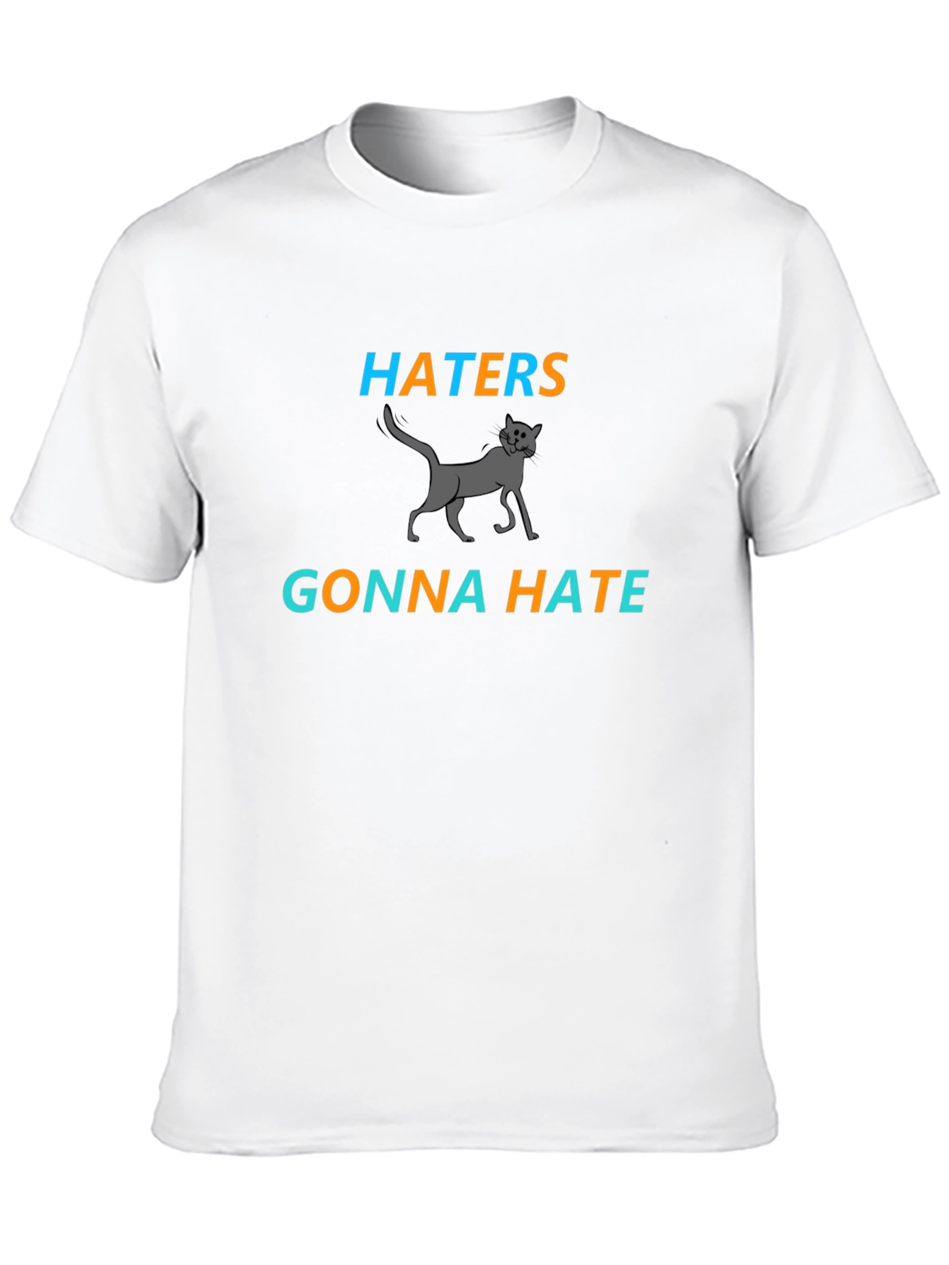 Haters Gonna Hate Cat Graphic Tee