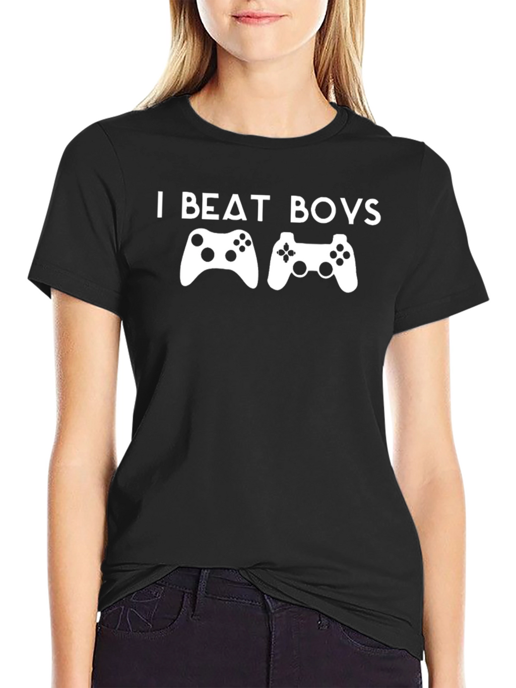 I Beat Boys Gaming T-Shirt - Cool Gamer Tee