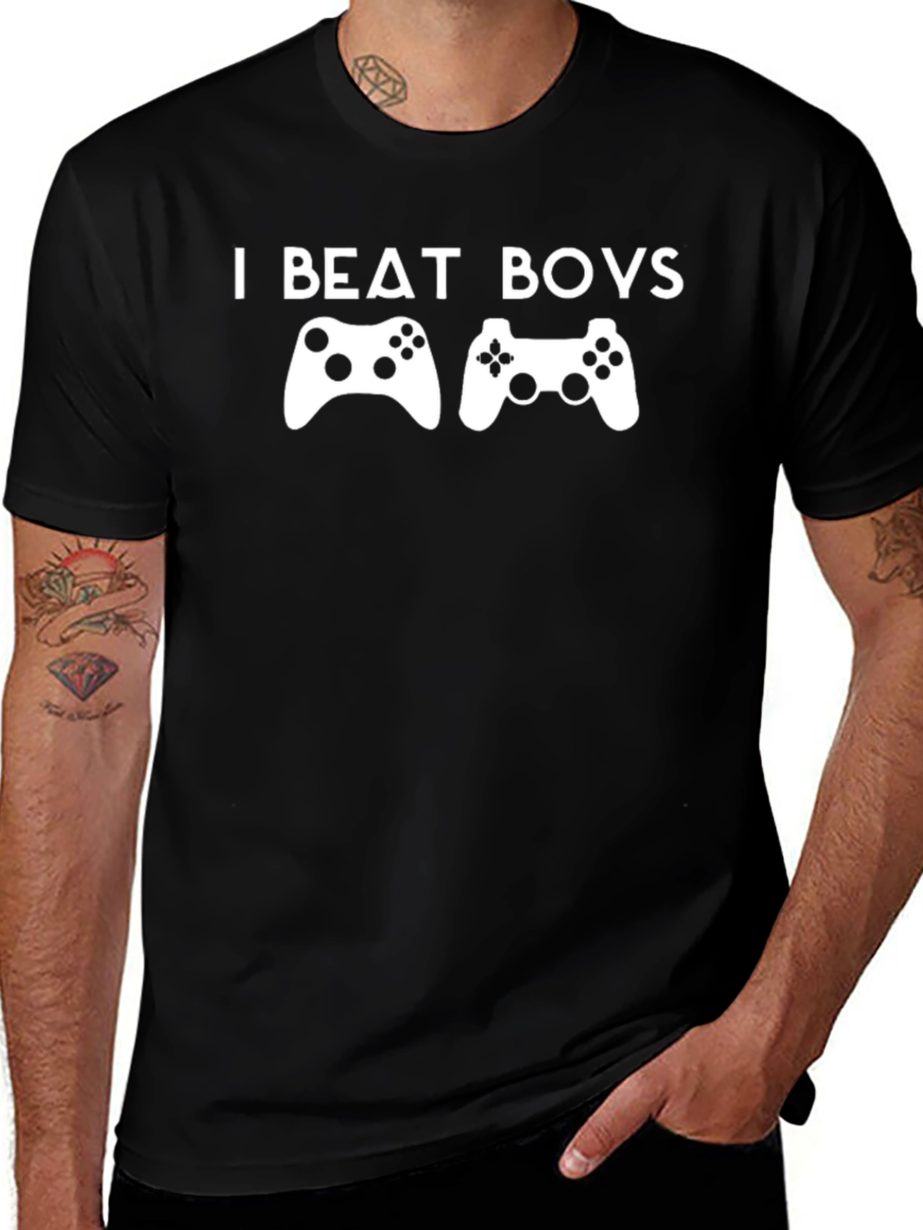 I Beat Boys Gaming T-Shirt - Cool Gamer Tee