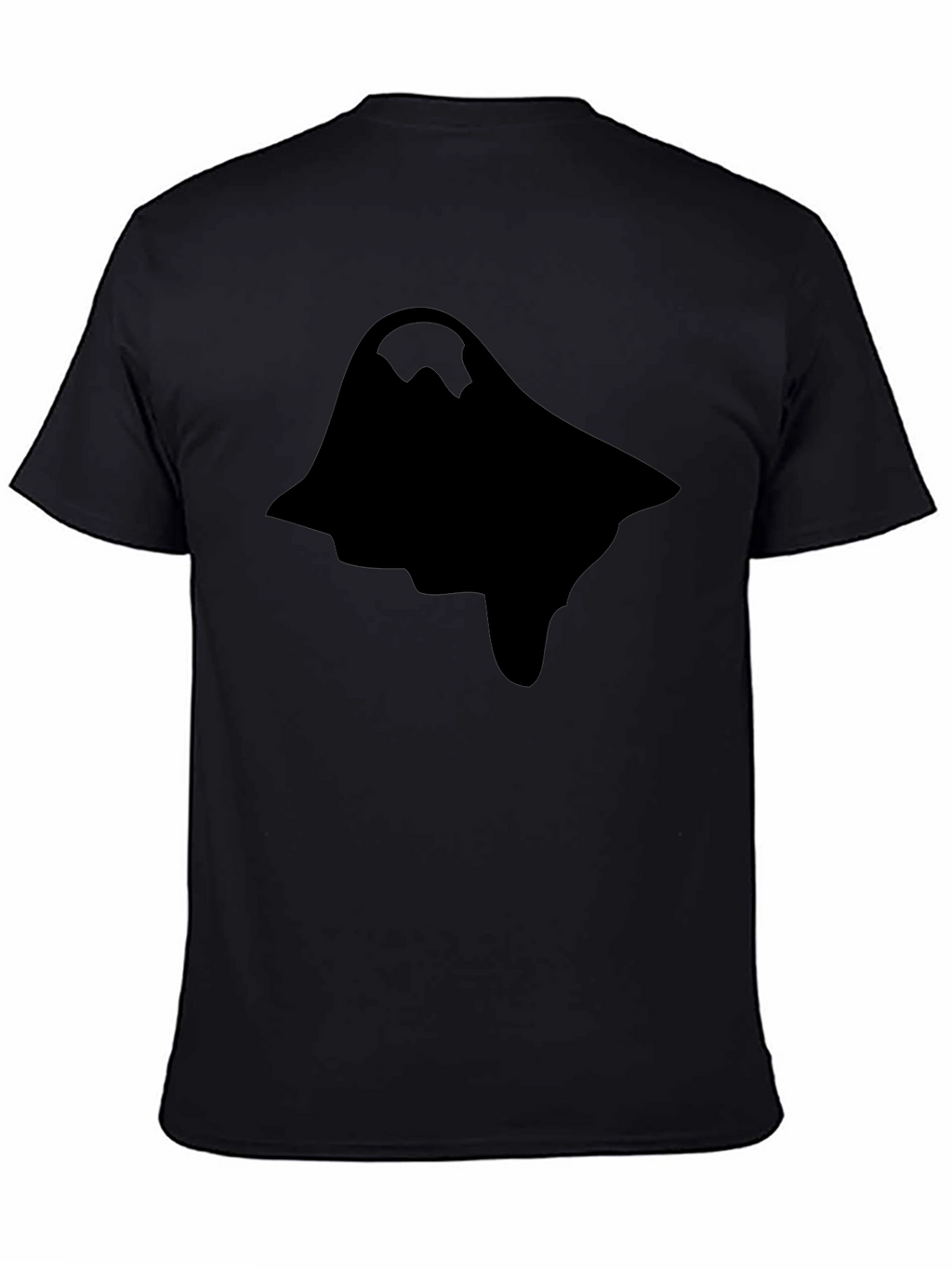 Mens Graphic Print Black Short Sleeve T-Shirt