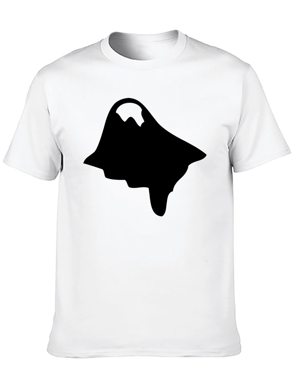 Mens Graphic Print Black Short Sleeve T-Shirt