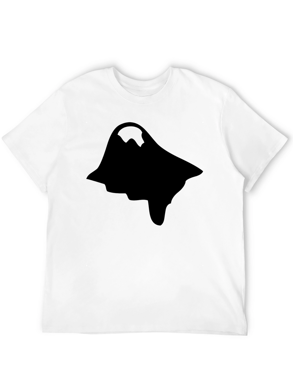 Mens Graphic Print Black Short Sleeve T-Shirt