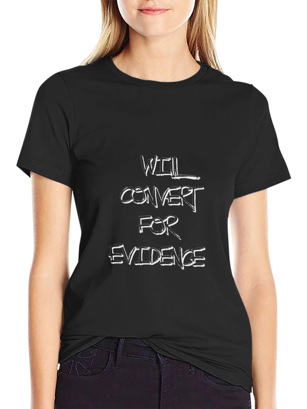 Will Convert for Evidence Graphic Tee