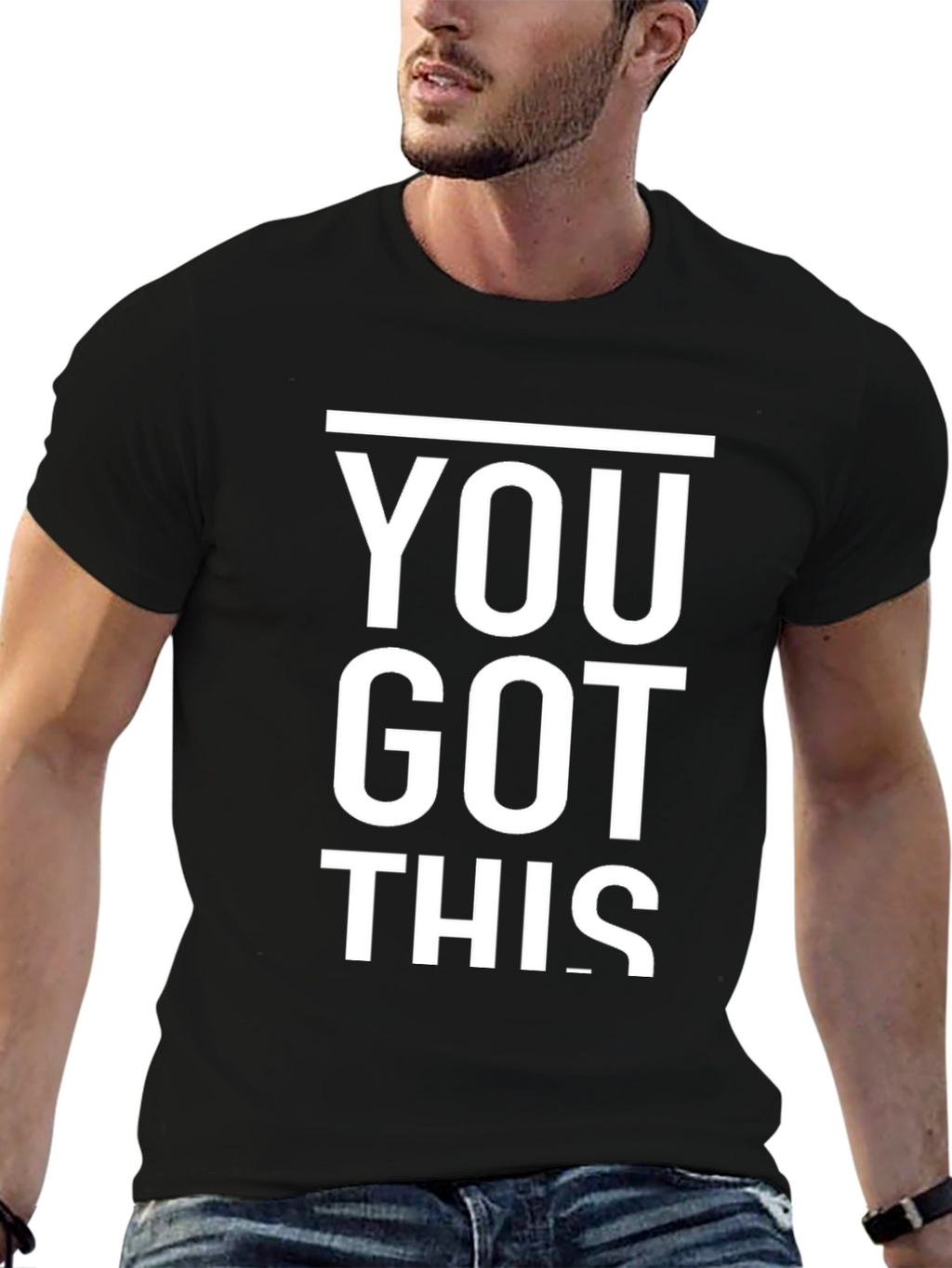 Motivational You Got This Black T-Shirt