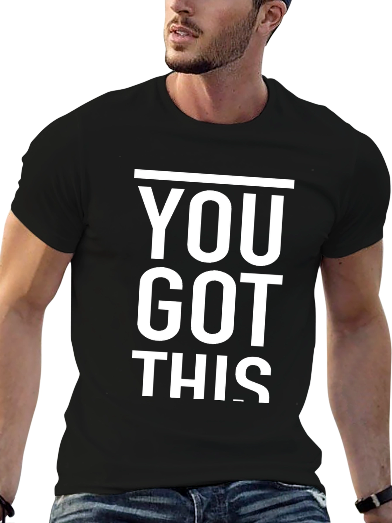 Motivational You Got This Black T-Shirt