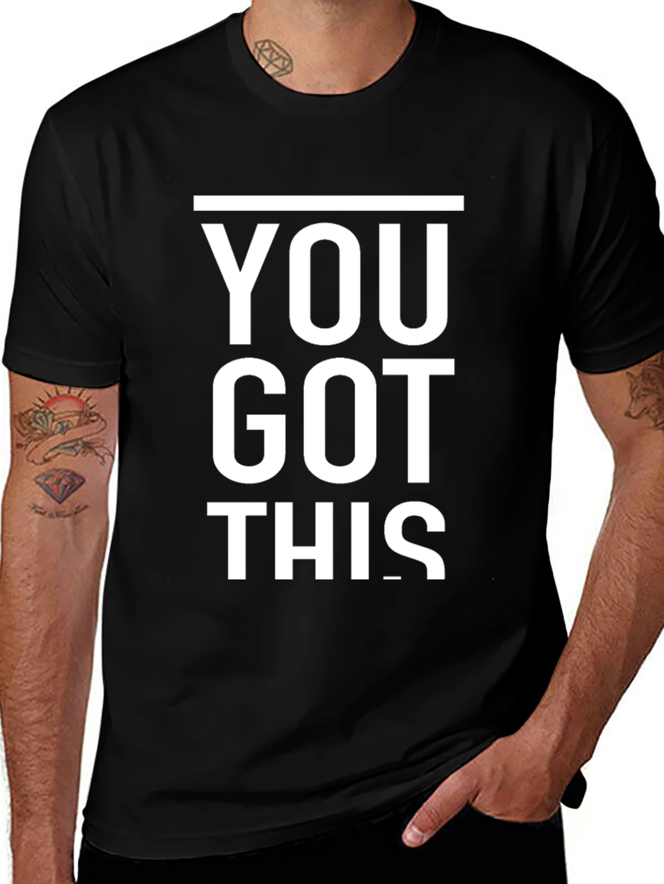 Motivational You Got This Black T-Shirt