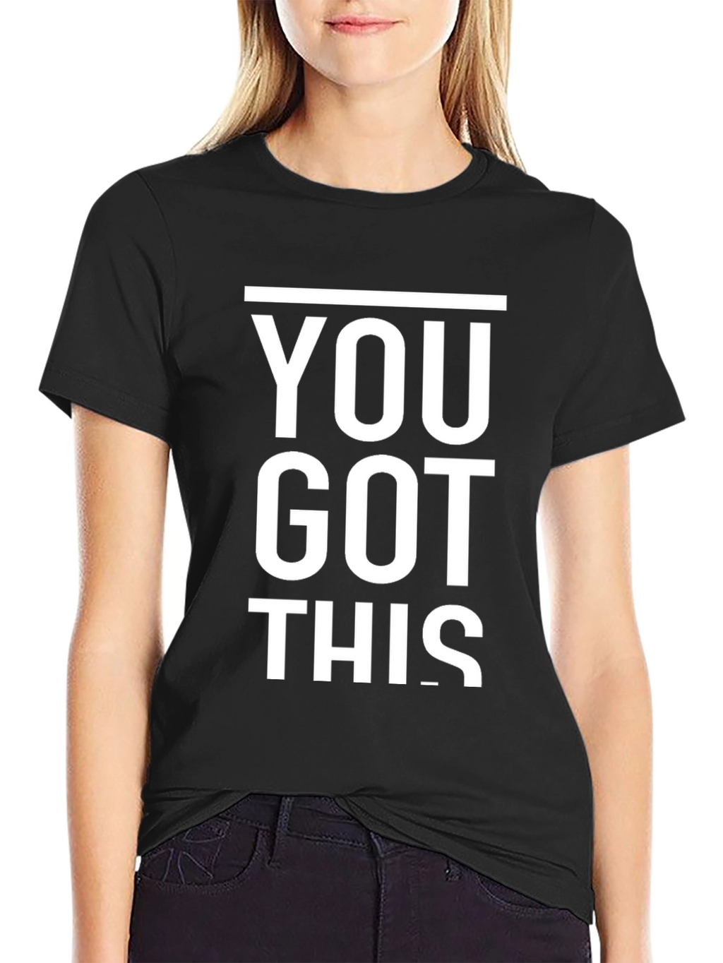 Motivational You Got This Black T-Shirt