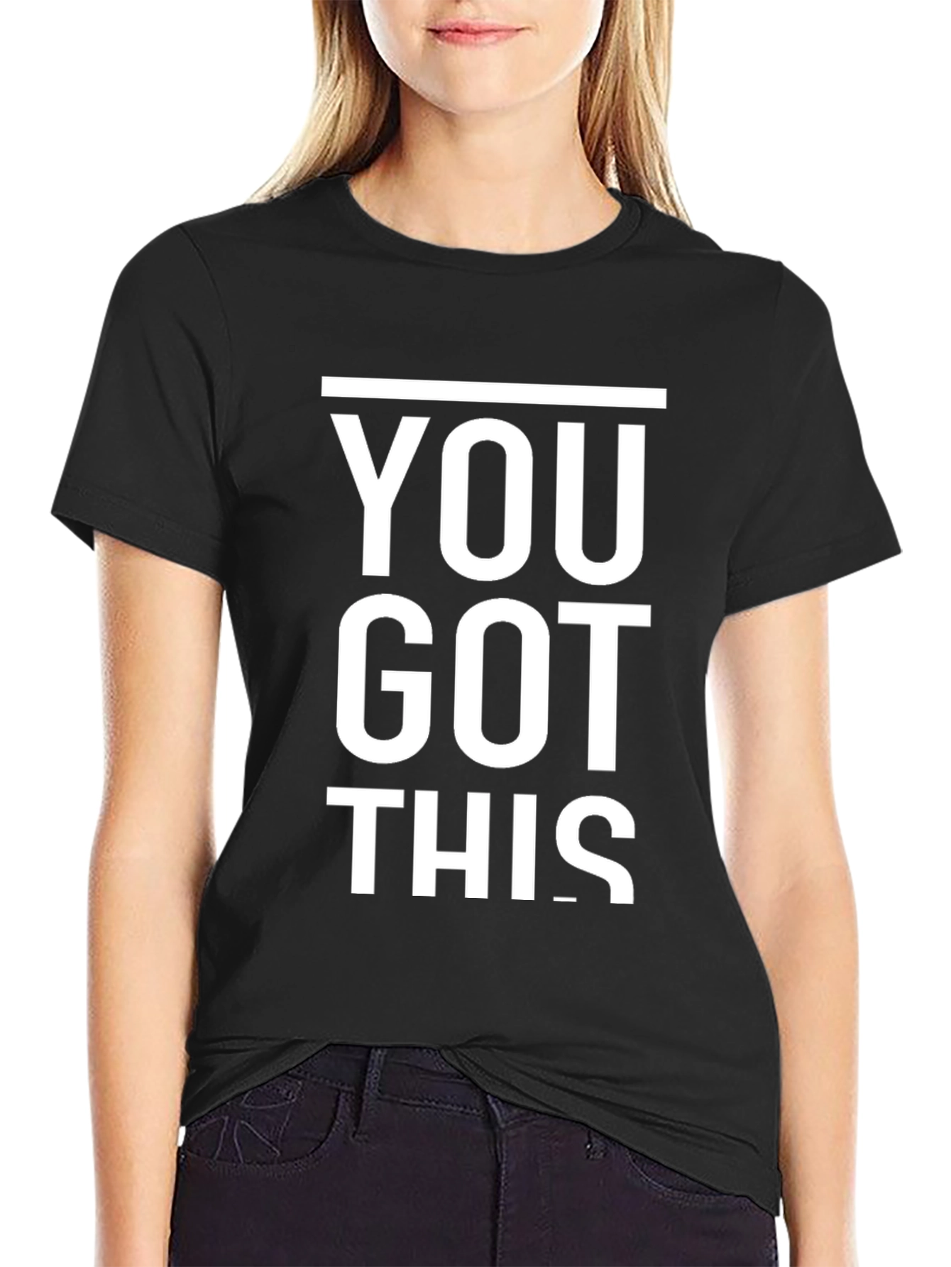 Motivational You Got This Black T-Shirt