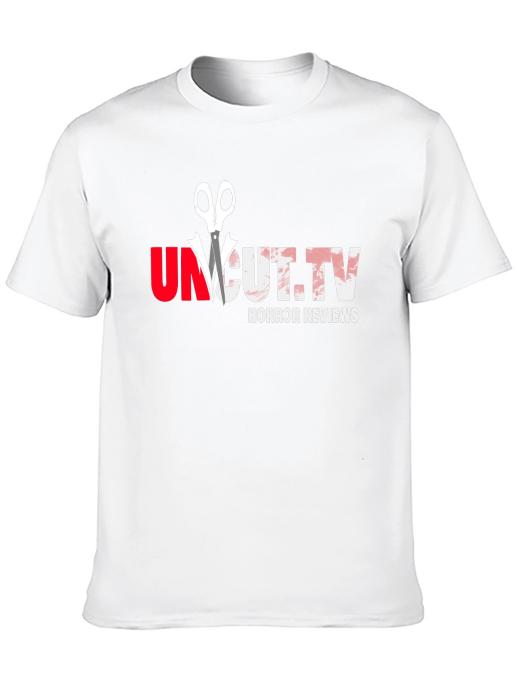 Uncut.TV Horror Reviews Black Graphic T-Shirt