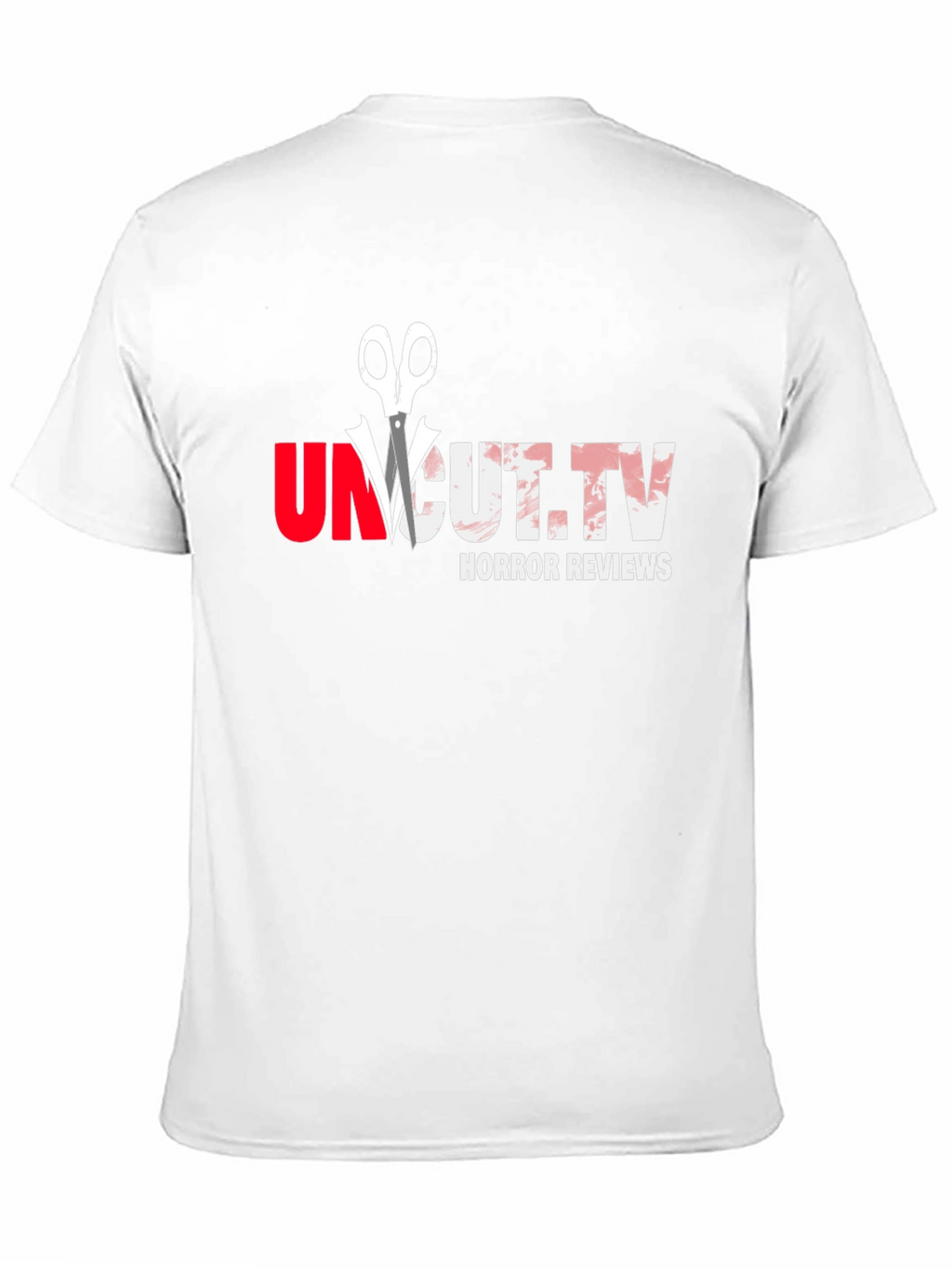 Uncut.TV Horror Reviews Black Graphic T-Shirt