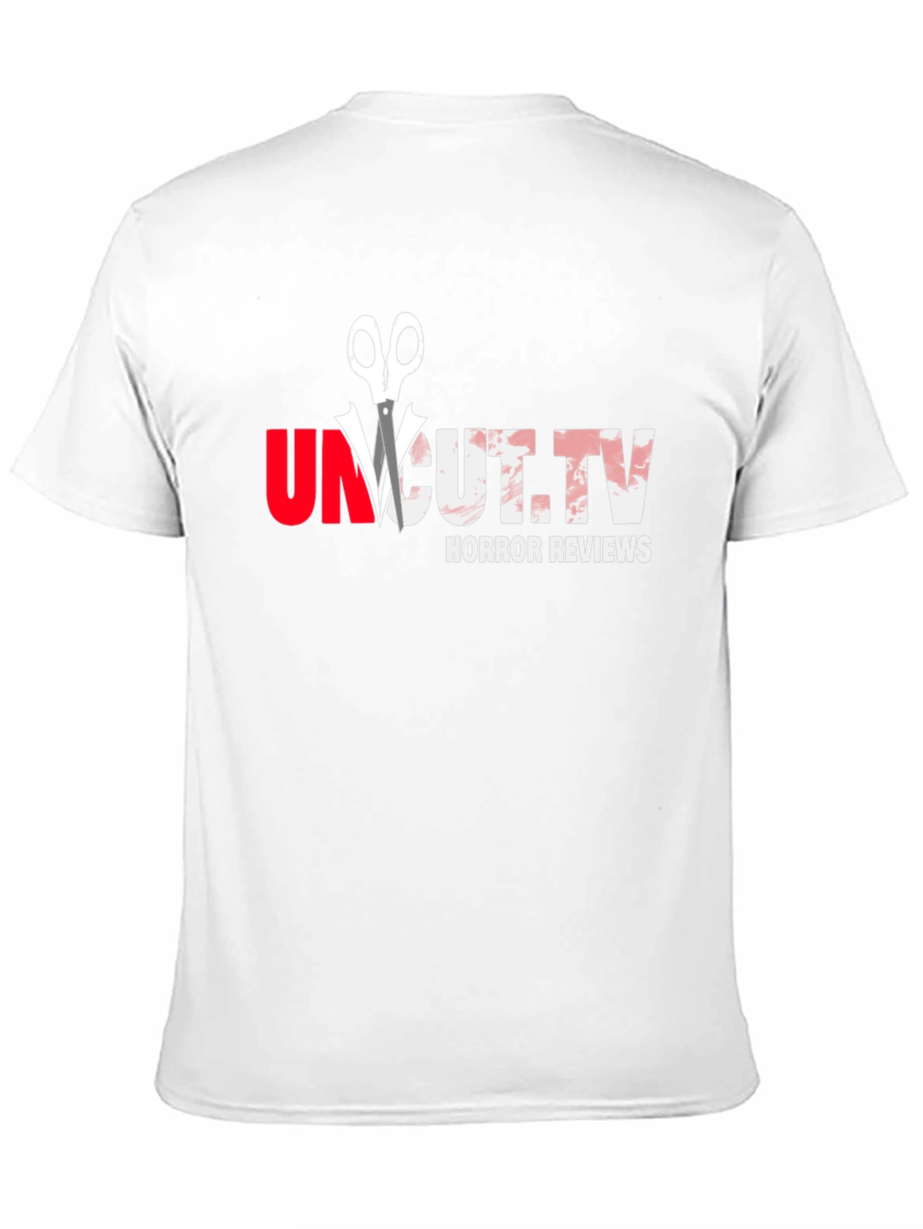 Uncut.TV Horror Reviews Black Graphic T-Shirt