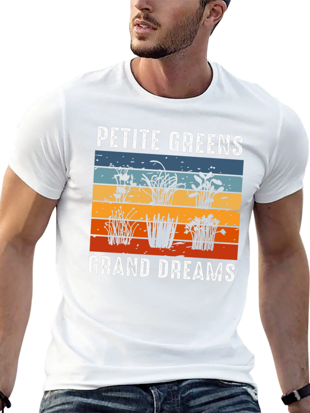 Petite Greens Grand Dreams Graphic T-Shirt