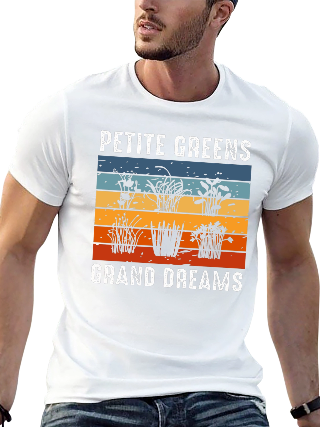 Petite Greens Grand Dreams Graphic T-Shirt