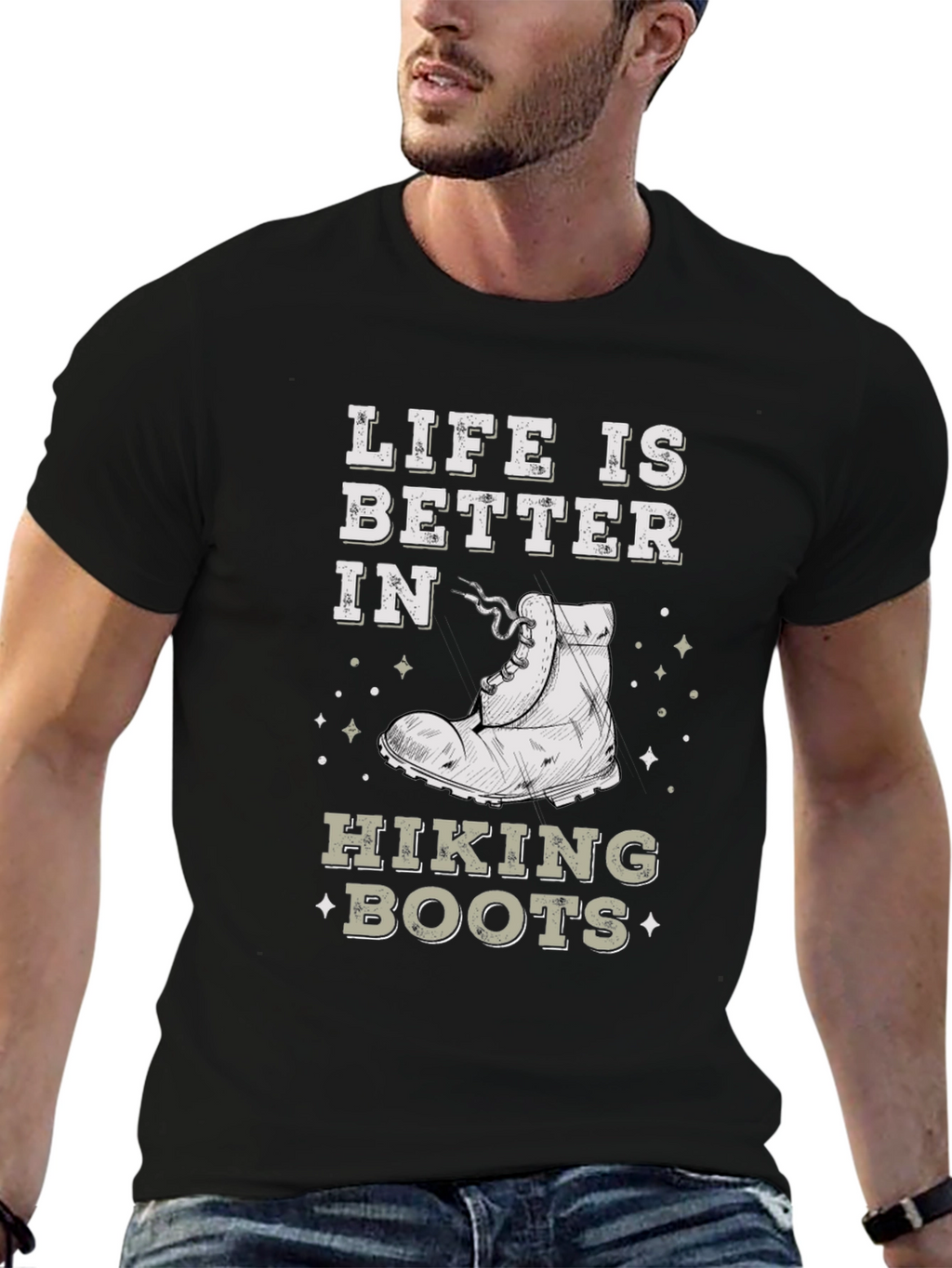 Life is Better in Hiking Boots Graphic Tee