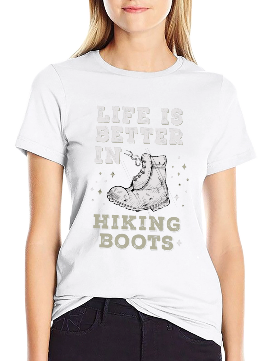 Life is Better in Hiking Boots Graphic Tee