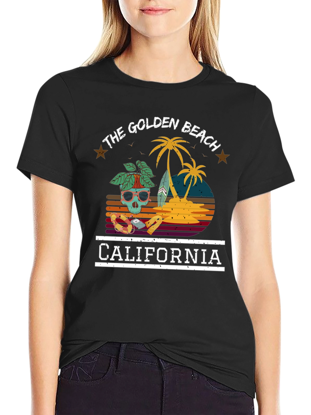 Golden Beach California Graphic Tee