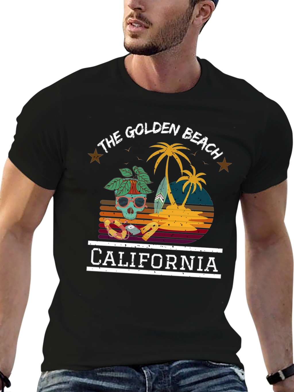 Golden Beach California Graphic Tee