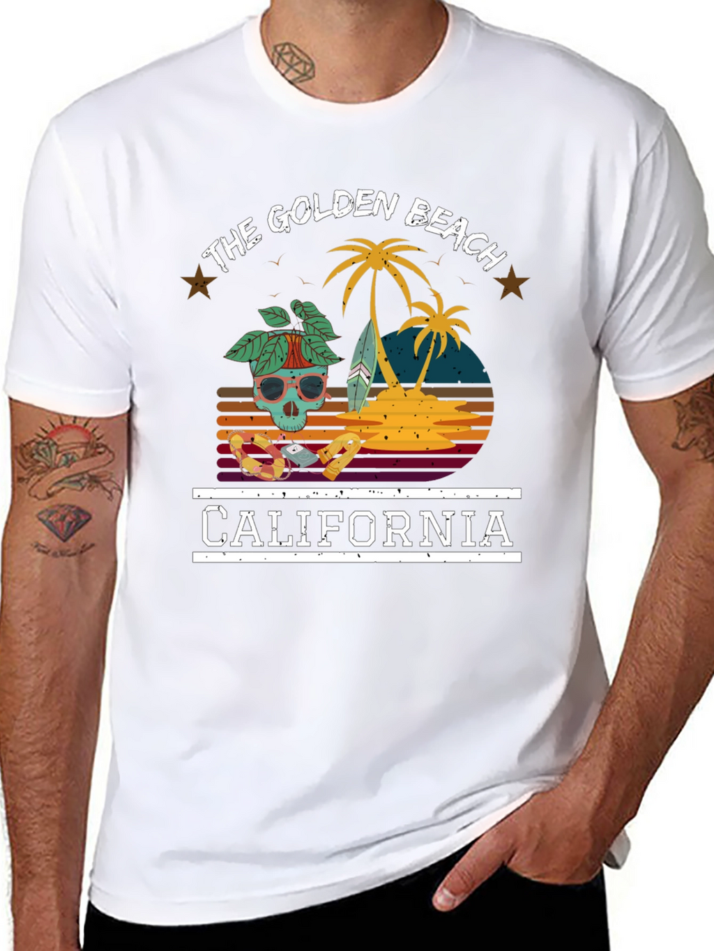 Golden Beach California Graphic Tee