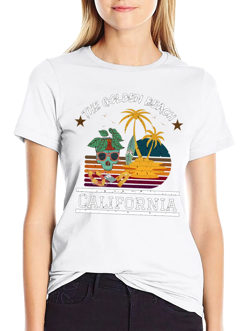 Golden Beach California Graphic Tee